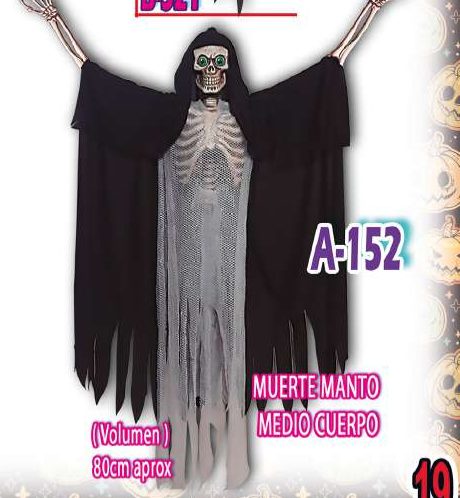 Muerte con manto medio cuerpo en volumen
