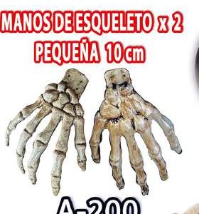 Manos de esqueleto pequeñas
