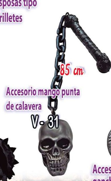 Mango con punta de calavera